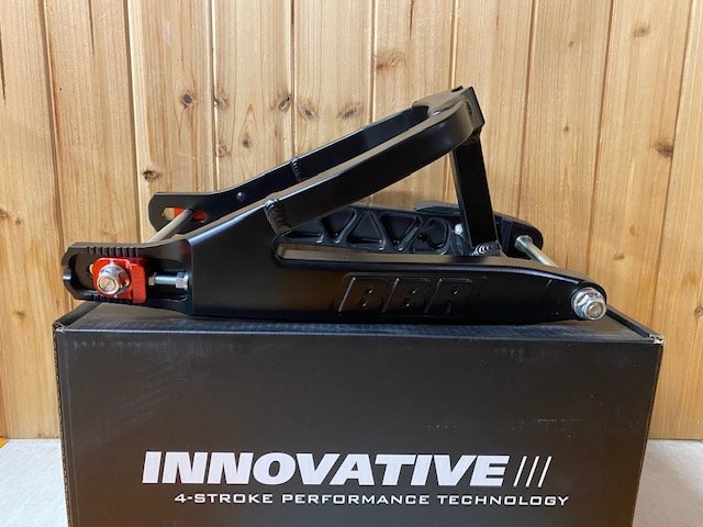 BBR Swingarm - Stock Comp Signature +1.75" - Black - Includes Chain Guide - KLX110/L - 2002-Present